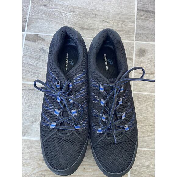 Men’s Nautilus Safety Footwear Accelerator Black Blue Sz 15 Safety Toe Athletic - Picture 7 of 7